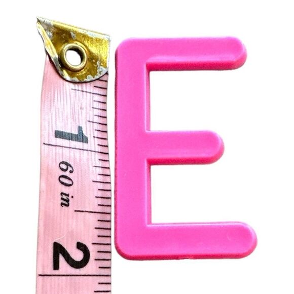NEW PINK Plastic Letters Numbers & Symbols Set for Felt Letter Board (2 Sizes) - Picture 4 of 13